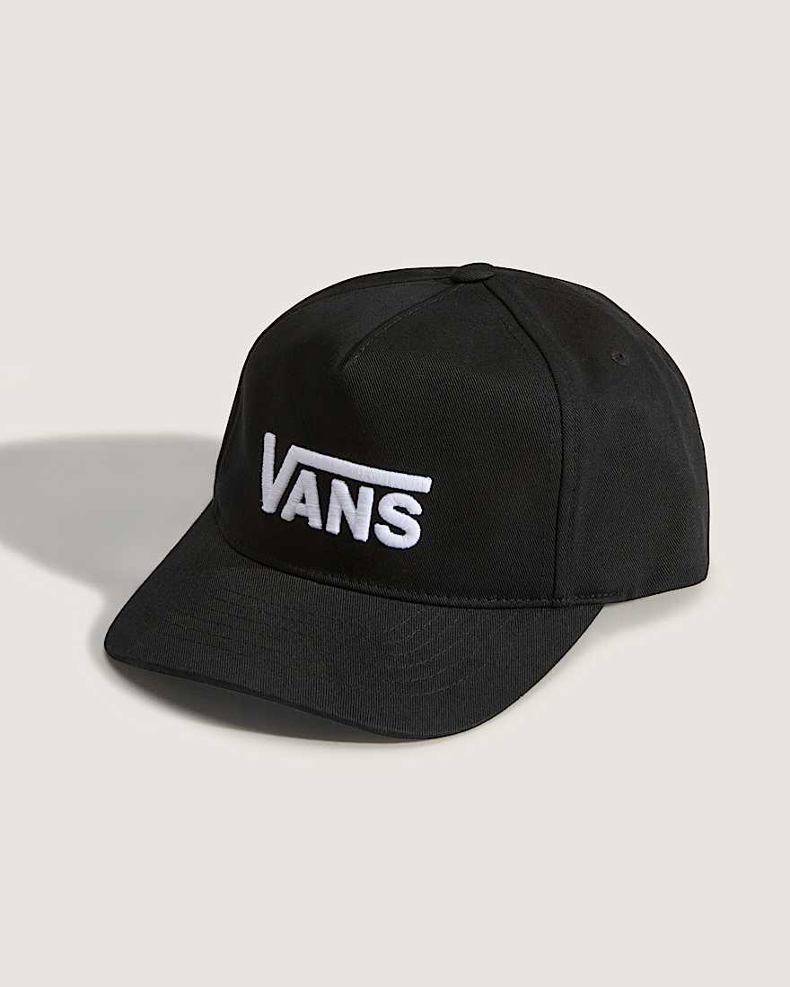 Kinder Drop V Logo Snapback Cap VANS Schwarz HERO