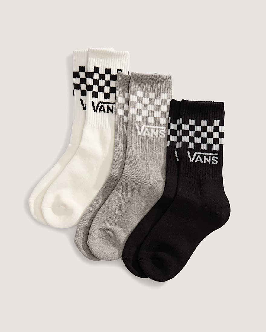 Kids Classic Crew Socks (3 Pairs) - 1