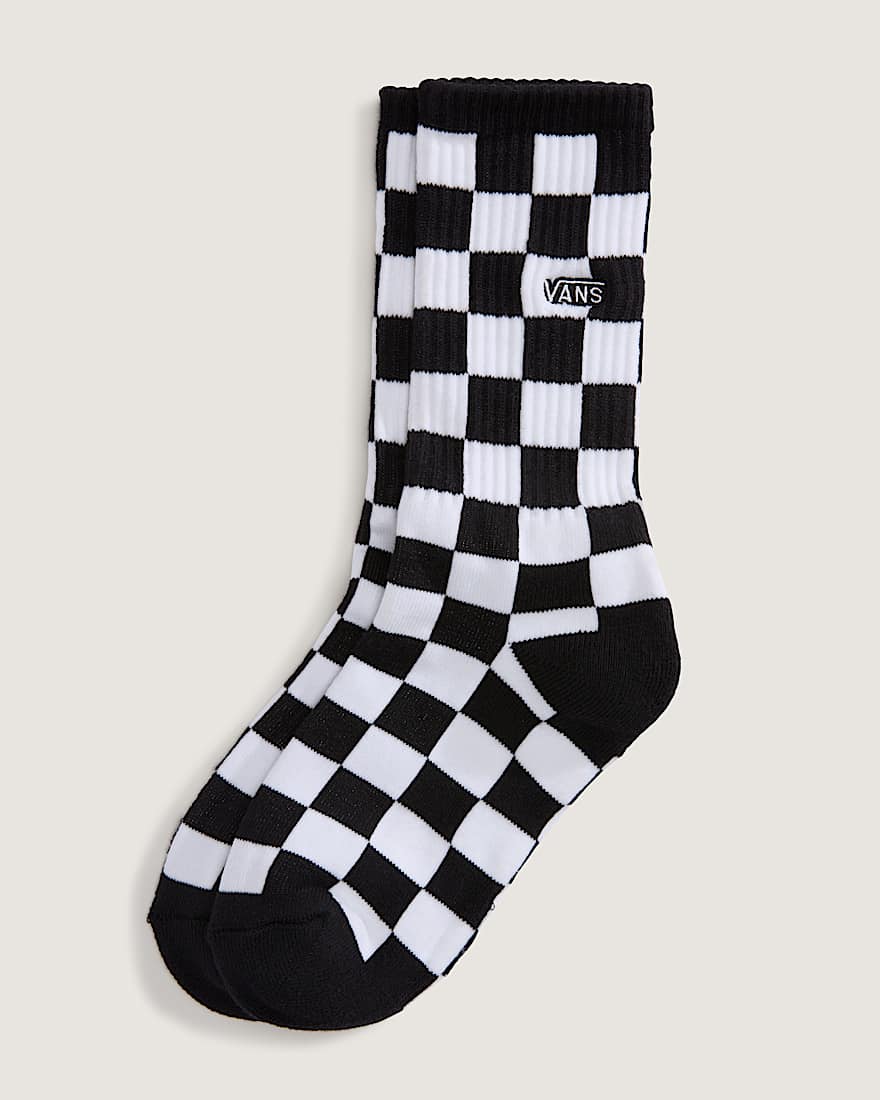Kids Checkerboard Crew Socks (1 Pair) - 1