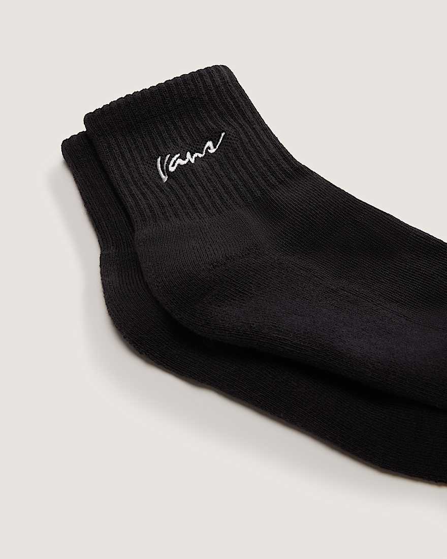 Kinder Classic Script Half Crew Socken 1 Paar VANS Schwarz ALT2