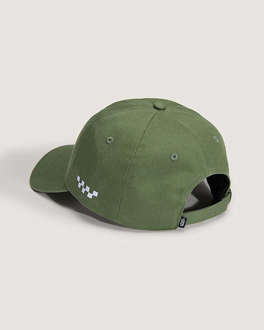 Check Side Snapback Cap VANS Grn ALT1