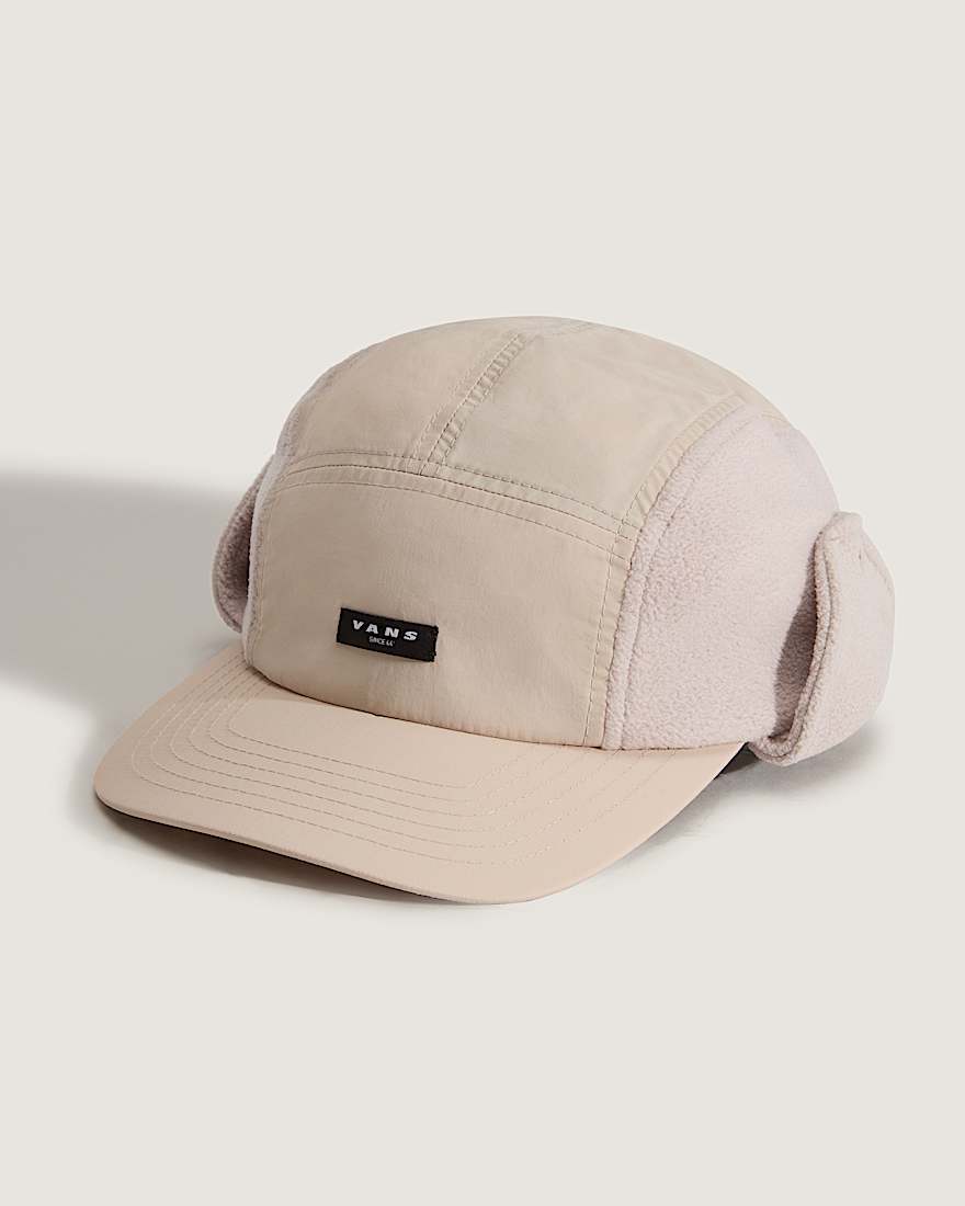66 Earflap Tall Camper Cap VANS Beige HERO