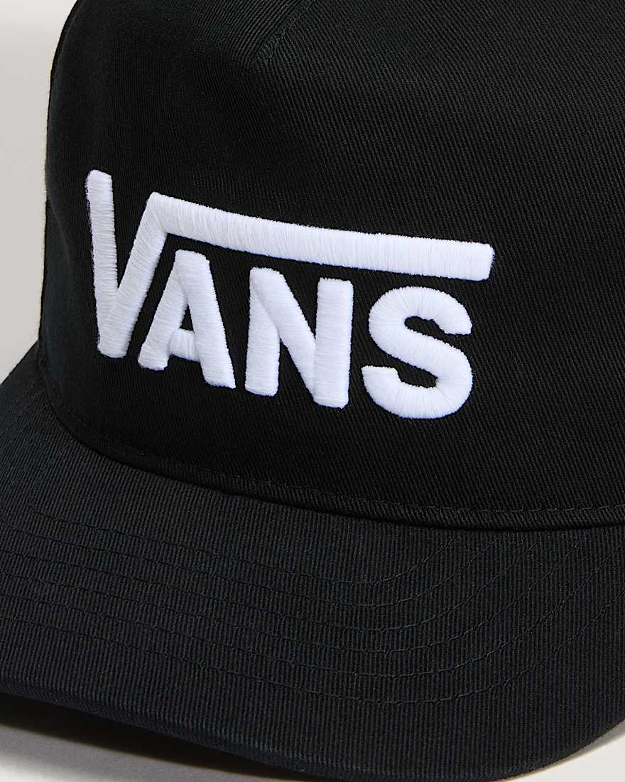 Drop V Logo Snapback Cap VANS Schwarz ALT2