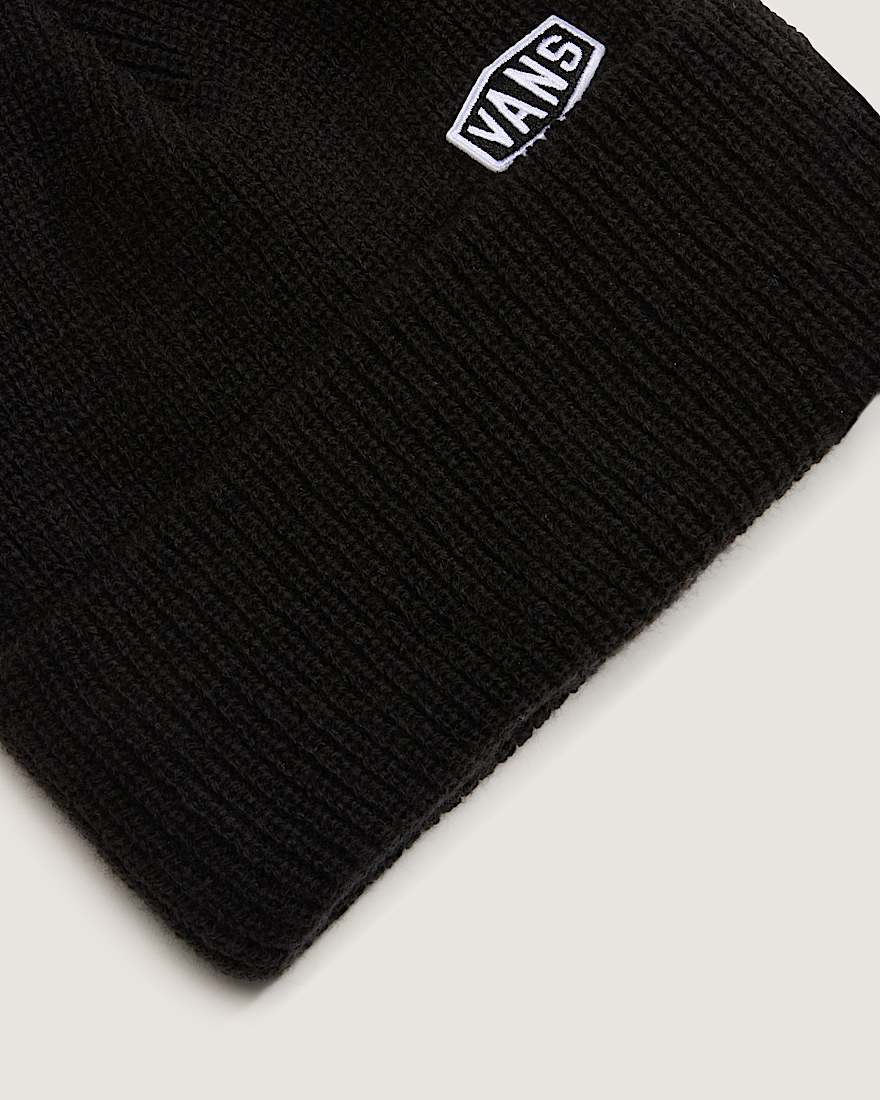 Hex Patch Beanie mit Umschlag VANS Schwarz ALT2