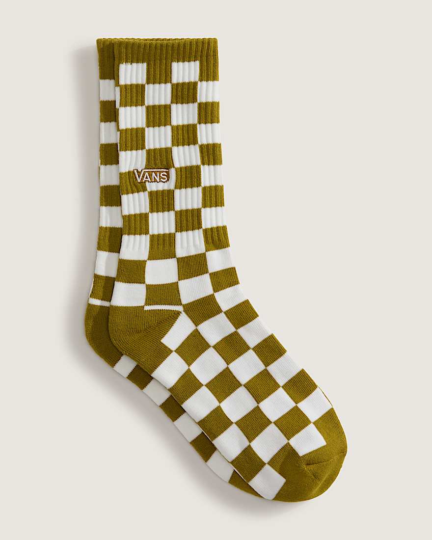 Checkerboard Crew Socks (1 Pair)