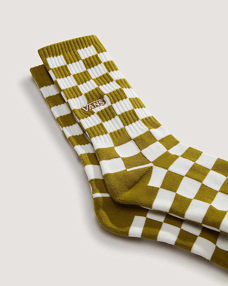 Checkerboard Crew Socks (1 Pair)