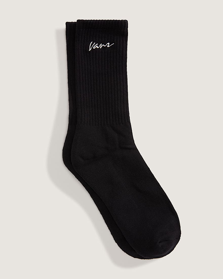 Classic Script Crew Socken 1 Paar VANS Schwarz ALT1