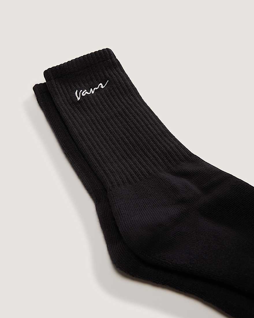 Classic Script Crew Socken 1 Paar VANS Schwarz ALT2