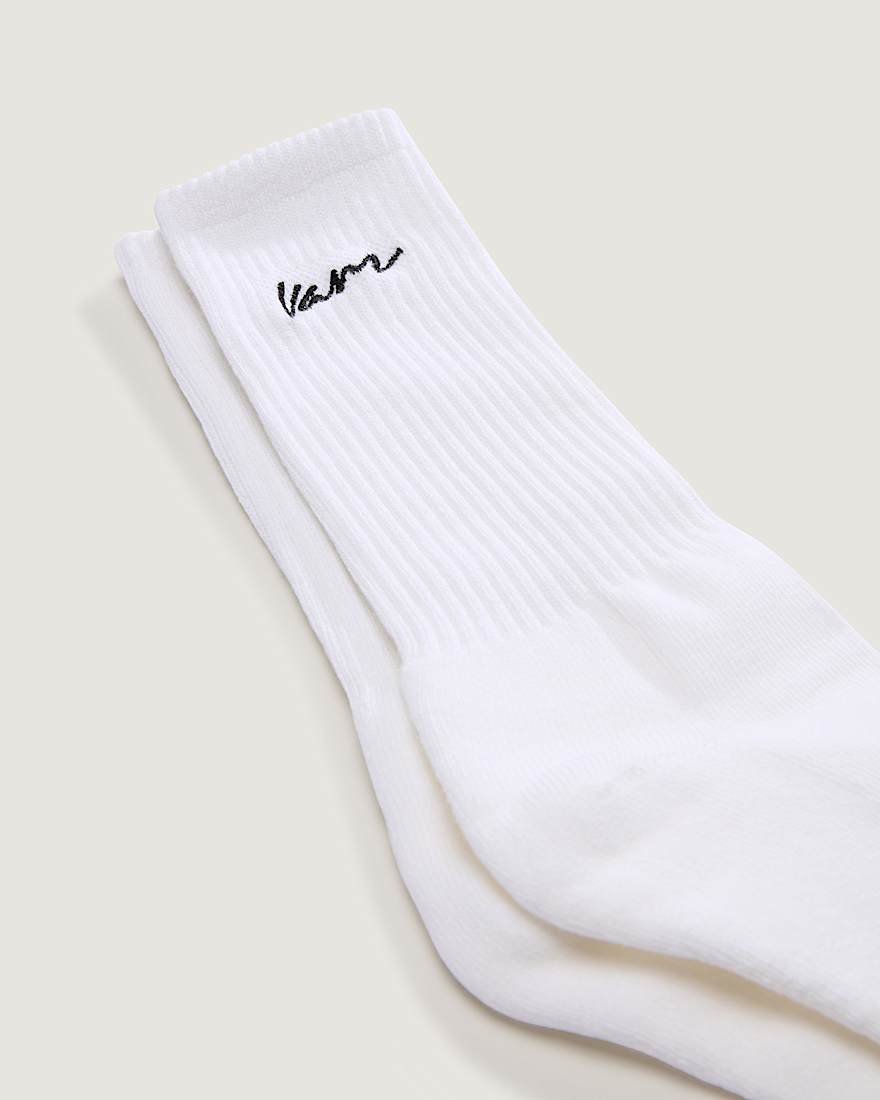 Classic Script Crew Socken 1 Paar VANS Wei ALT2