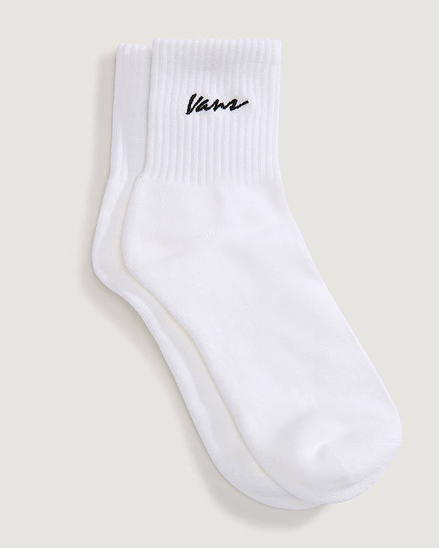 Classic Script Half Crew Socken 1 Paar VANS Wei ALT1