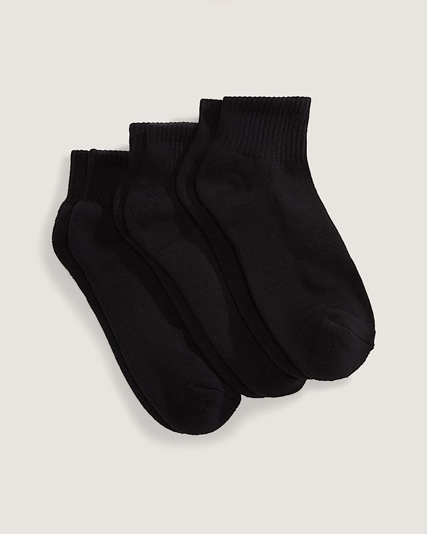 Classic Quarter Crew Socks (3 pairs)