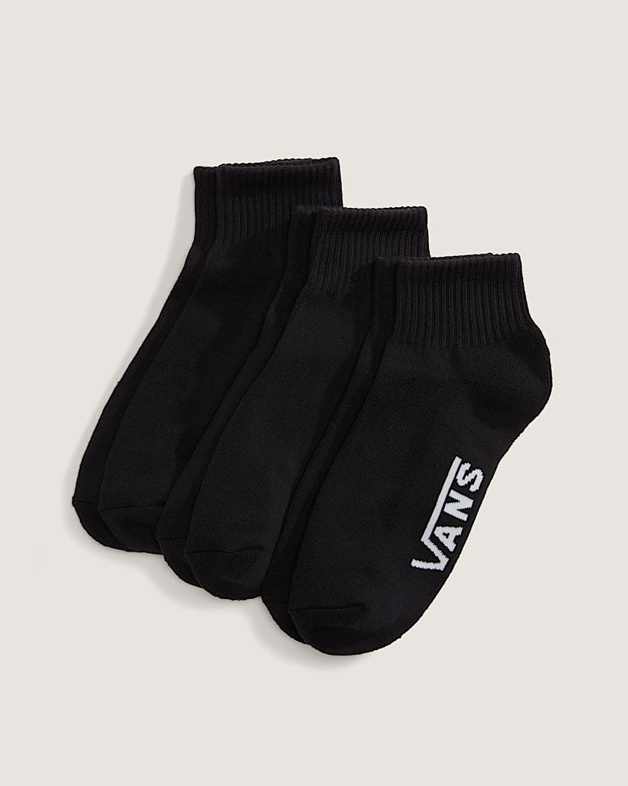 Classic Quarter Crew Socken 3 Paar VANS Schwarz HERO
