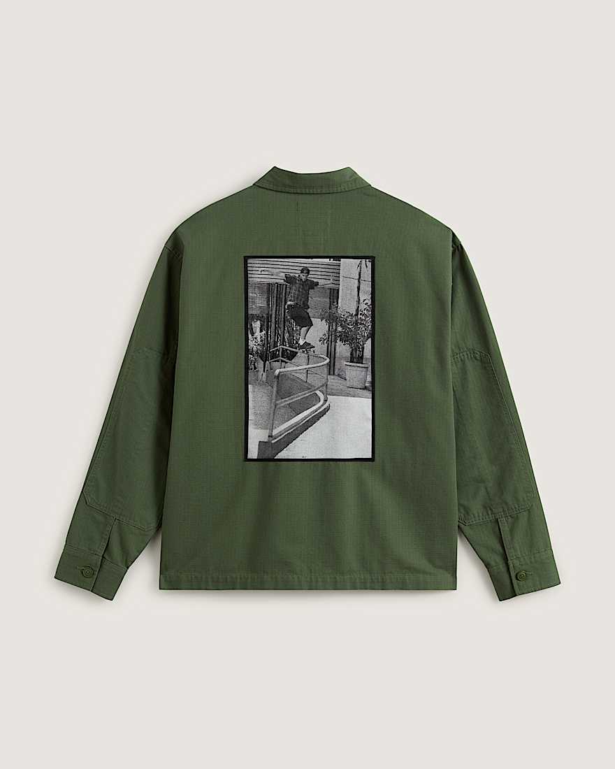 Skate Military Overshirt VANS Grn ALT1