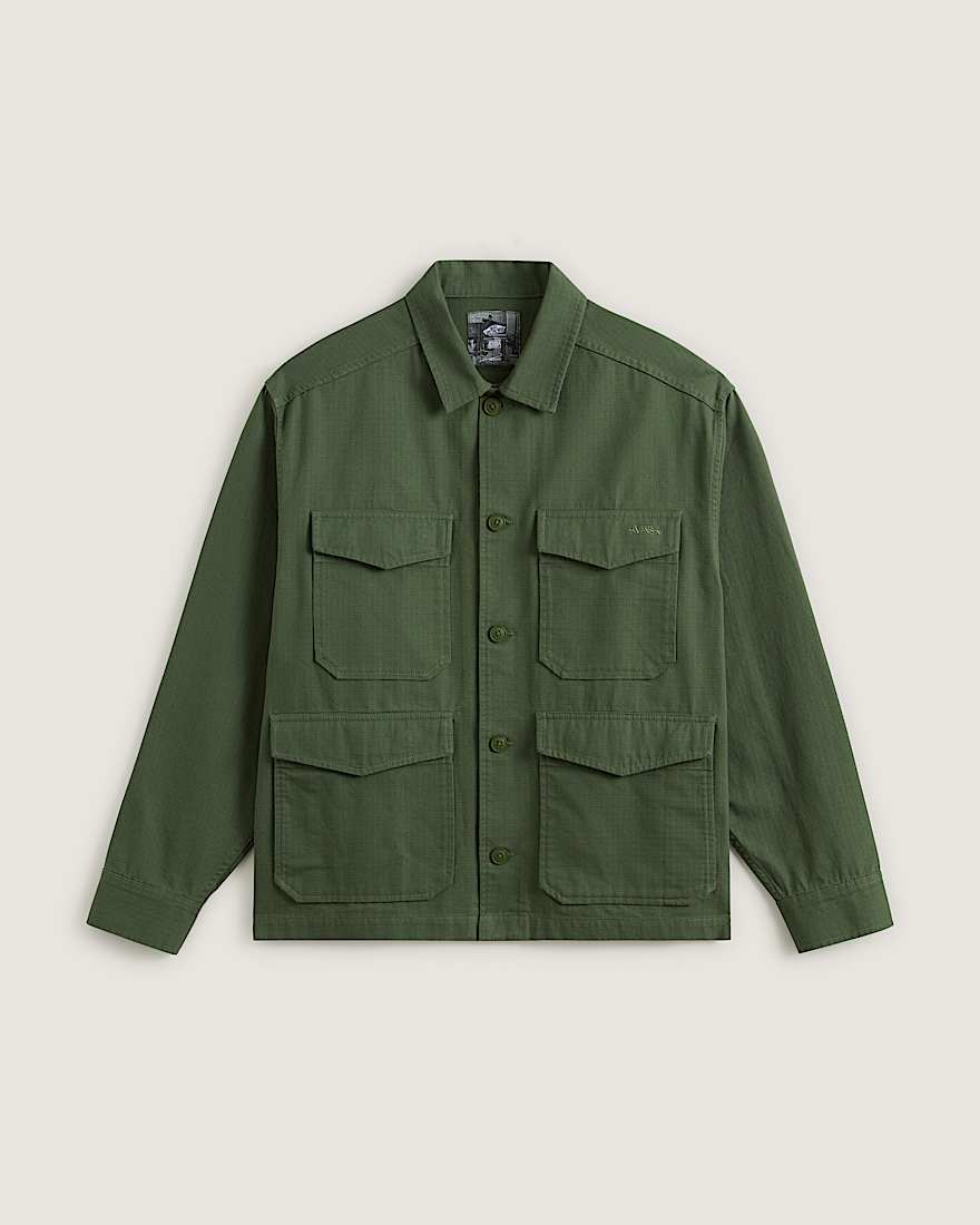 Skate Military Overshirt VANS Grn HERO