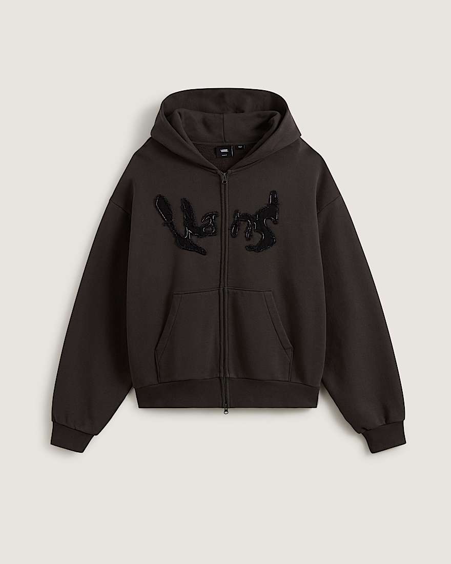 Raw Instinct Hoodie mit Reiverschluss VANS Schwarz HERO