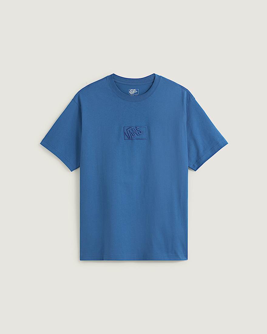 Blocked Box TShirt VANS Blau HERO
