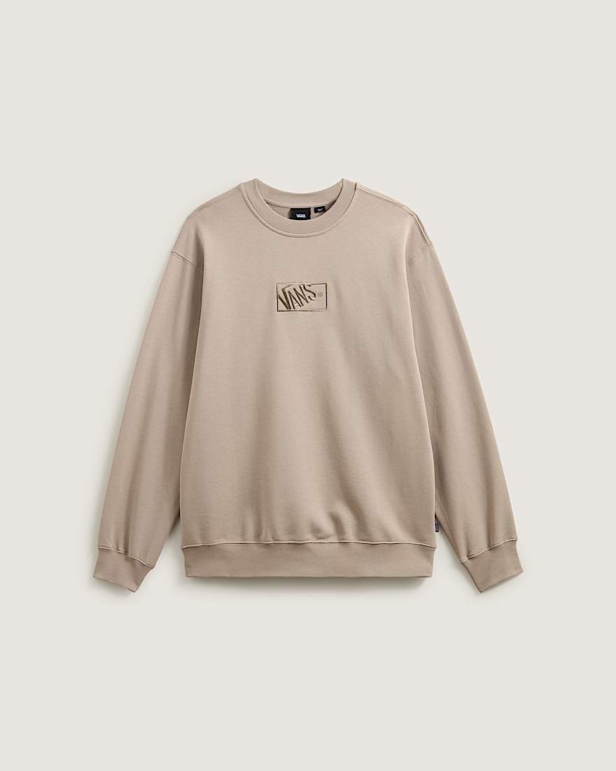 Blocked Box Crew Sweatshirt VANS Beige HERO