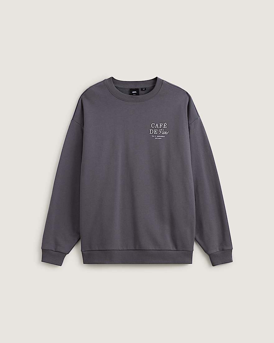 Caf Vans Oversized Crew Sweatshirt VANS Grau HERO