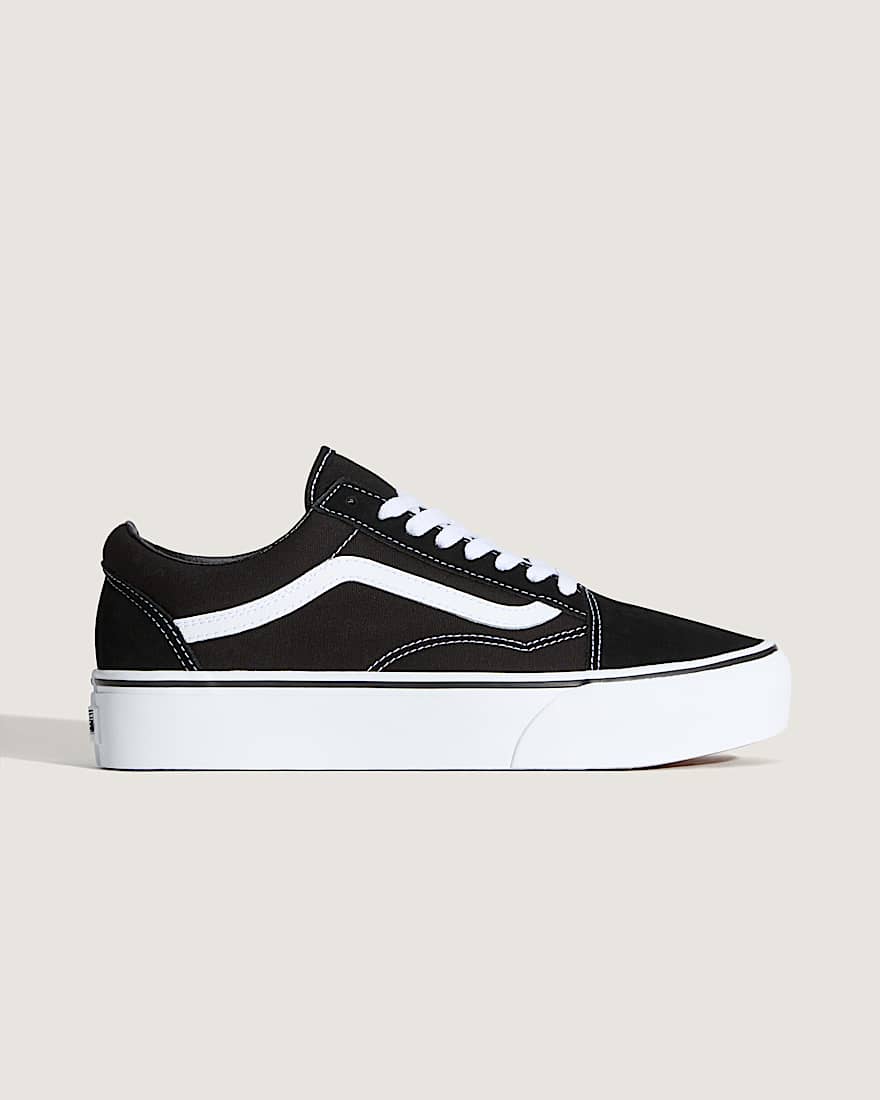 Platform Old Skool Schuhe VANS Schwarz ALT5
