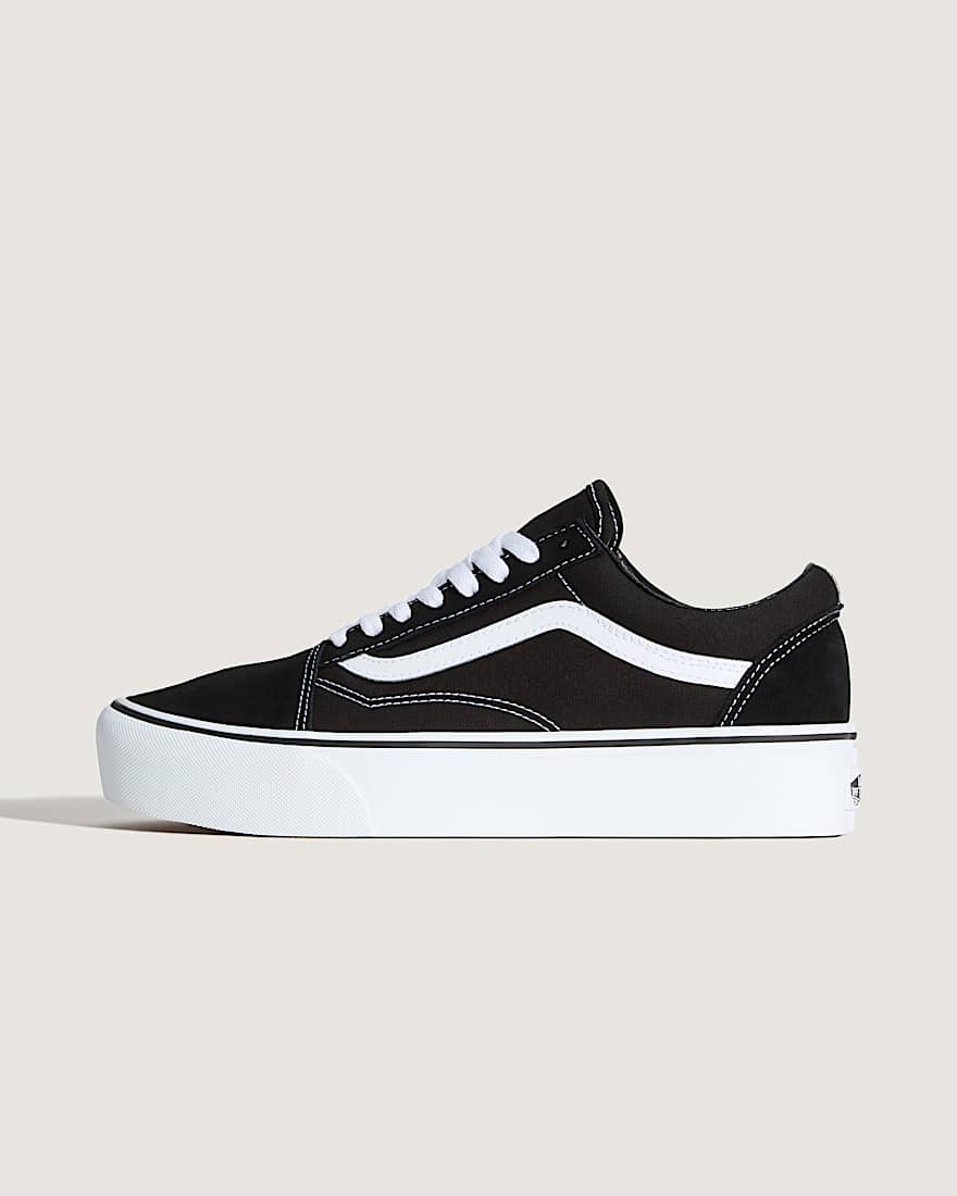 Platform Old Skool Schuhe VANS Schwarz HERO
