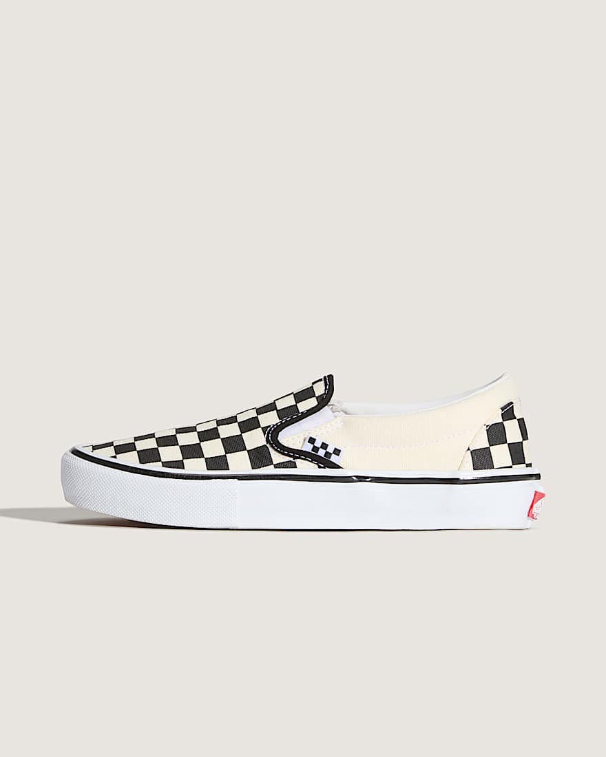 Checkerboard SlipOn Skateschuhe VANS SchwarzWei HERO