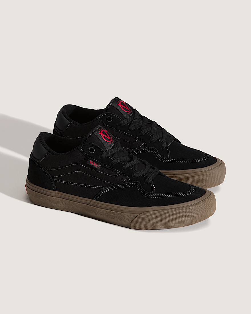 Skate Rowan Gummischuhe VANS Schwarz ALT1