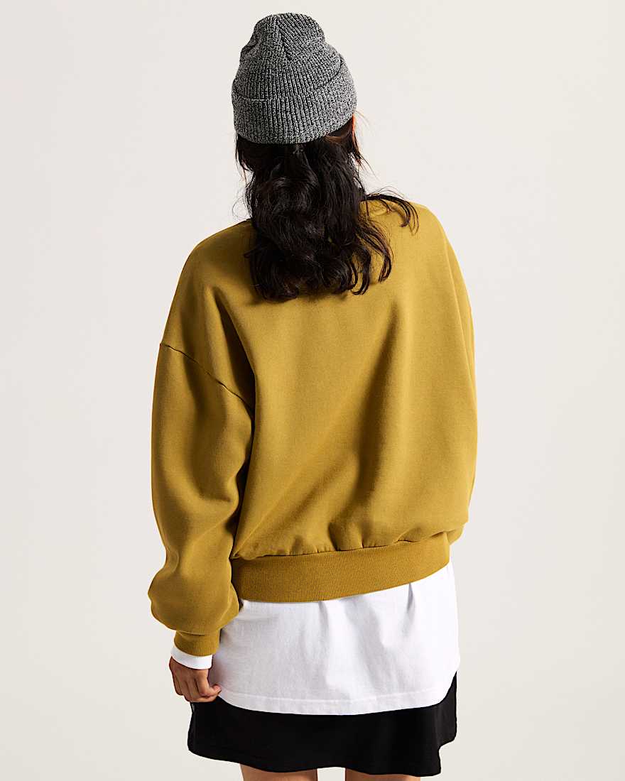 Retro RundhalsSweatshirt VANS Gold ALT3