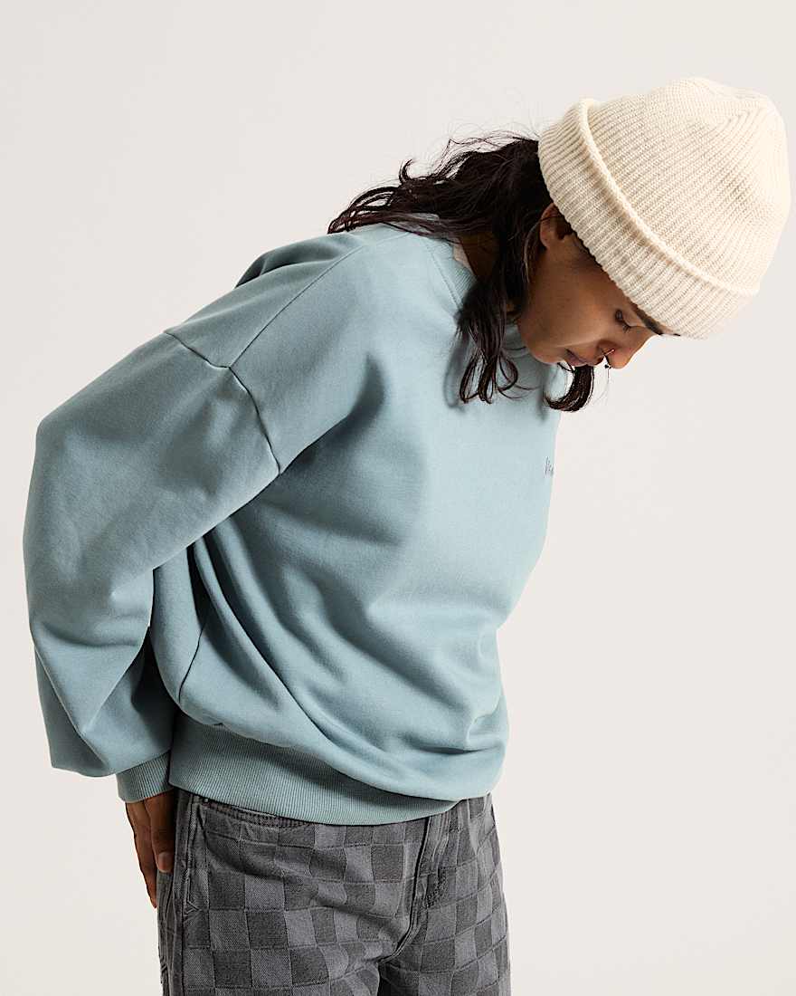 Retro RundhalsSweatshirt VANS Grau ALT2