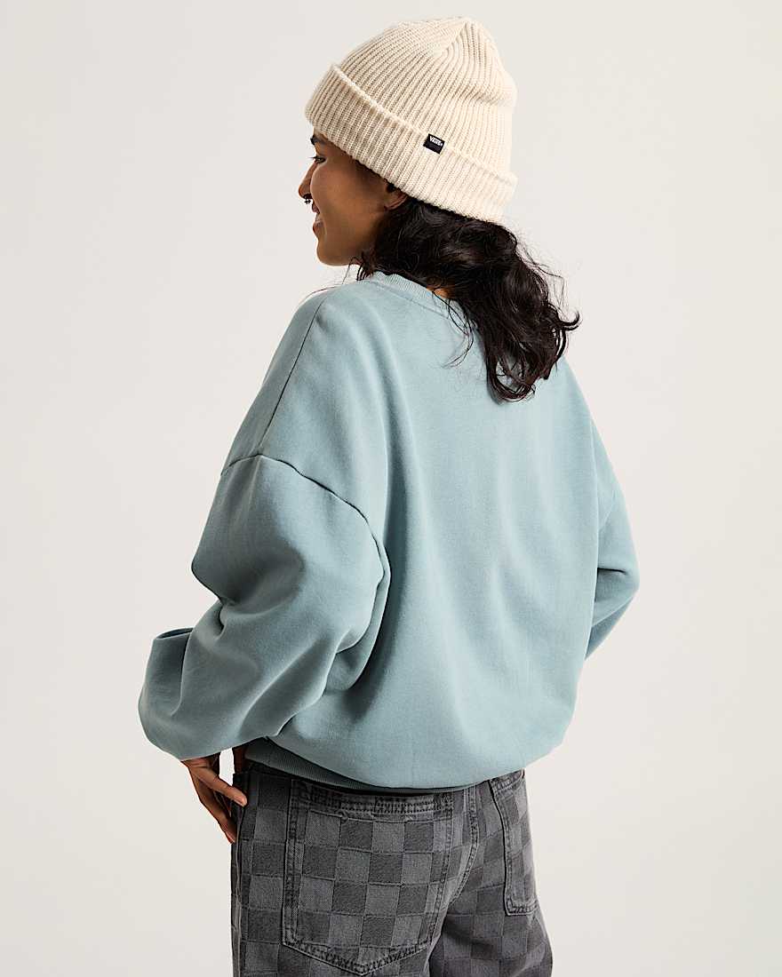 Retro RundhalsSweatshirt VANS Grau ALT3