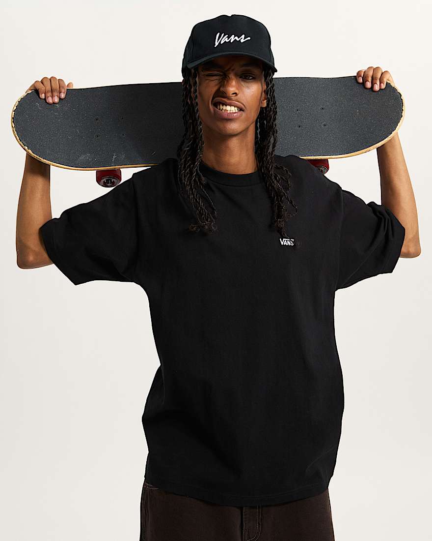 Left Chest Logo II TShirt VANS Schwarz ALT6