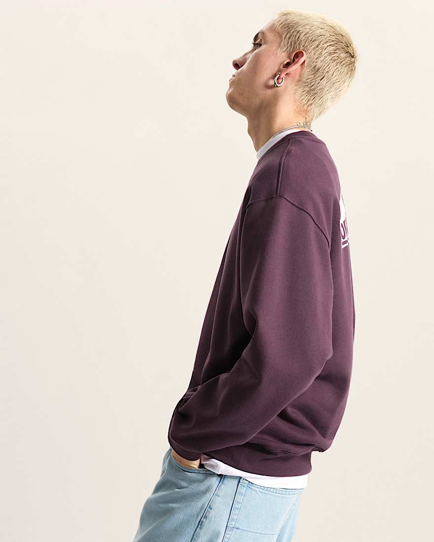 Style 76 Loose Fit RundhalsSweatshirt VANS Blau ALT4