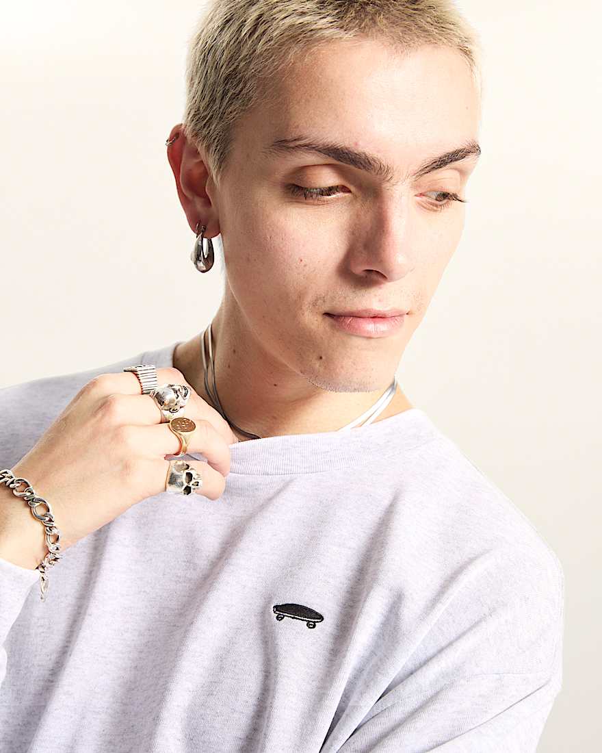 Salton Langarmshirt VANS Grau ALT7