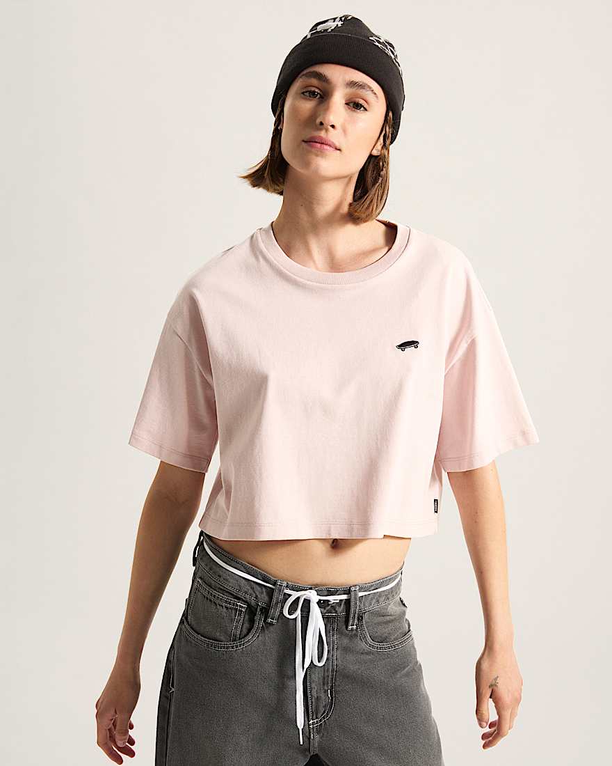 Salton Relax Crop TShirt VANS Rosa ALT2