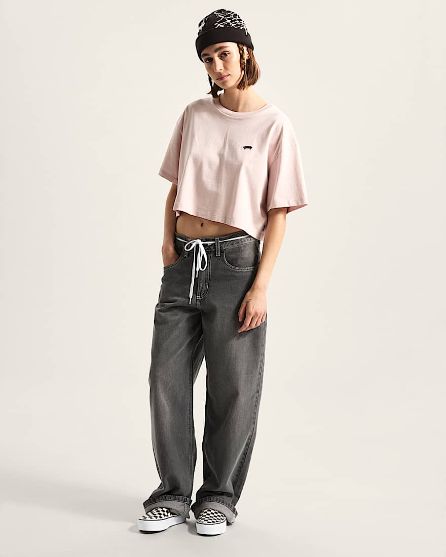Salton Relax Crop TShirt VANS Rosa ALT4