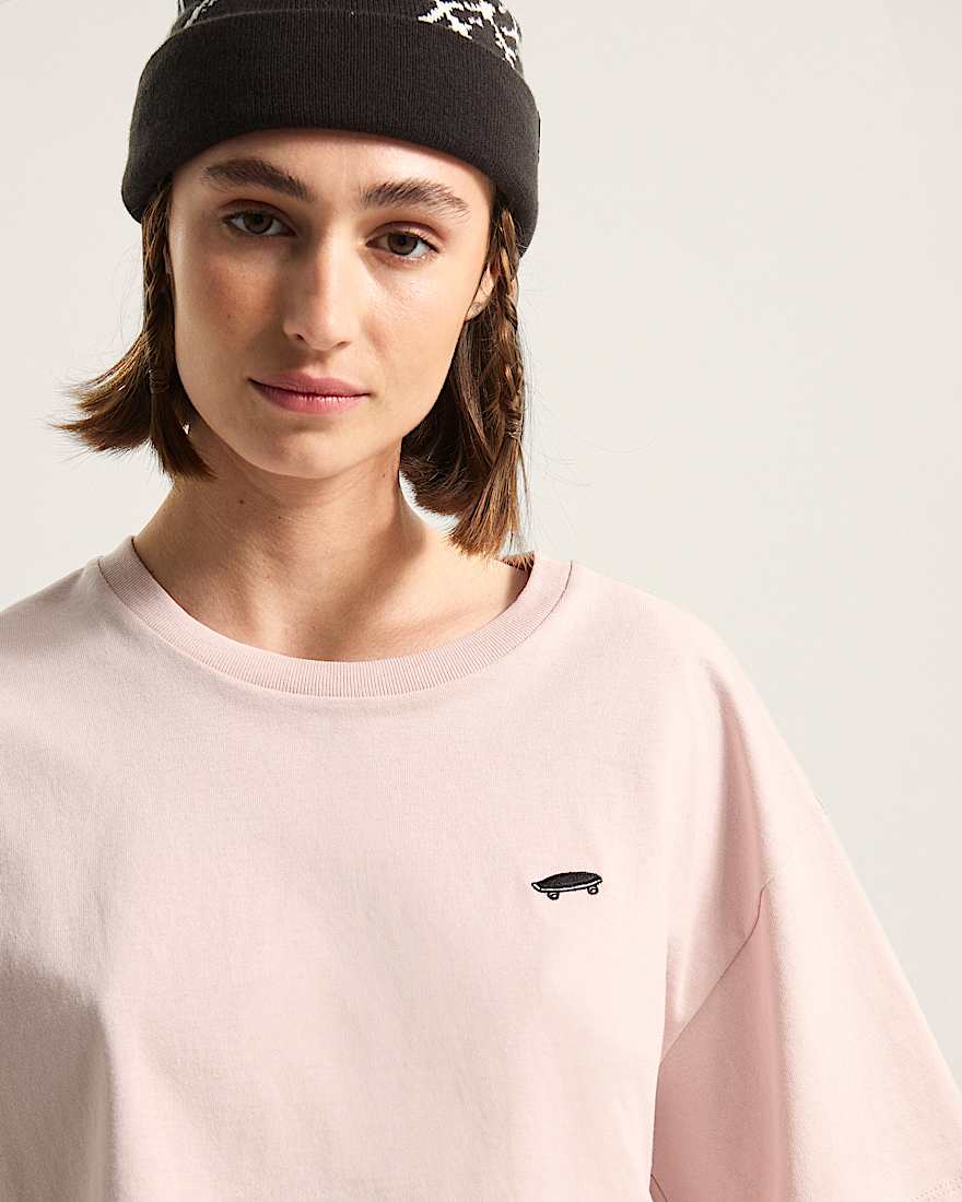 Salton Relax Crop TShirt VANS Rosa ALT5