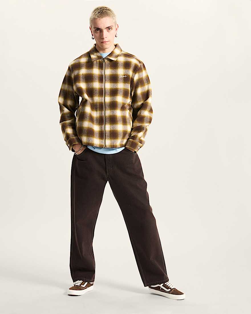 Crestmont Plaid Shacket VANS Beige ALT5