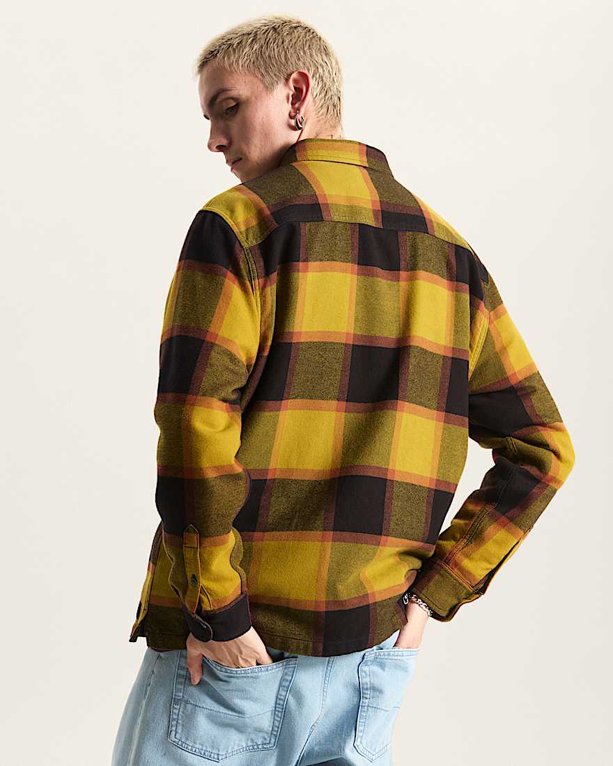 Larkspur Plaid Flanhellhemd VANS Gold ALT3