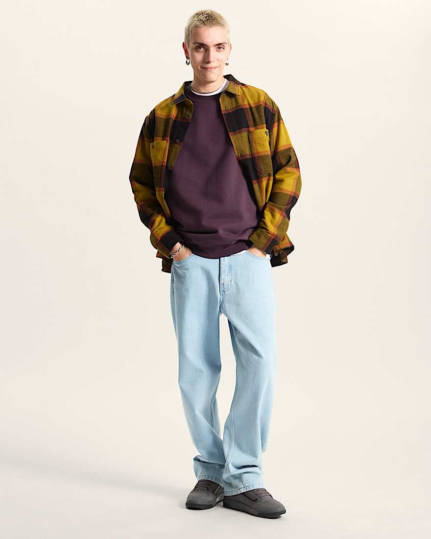 Larkspur Plaid Flanhellhemd VANS Gold ALT5