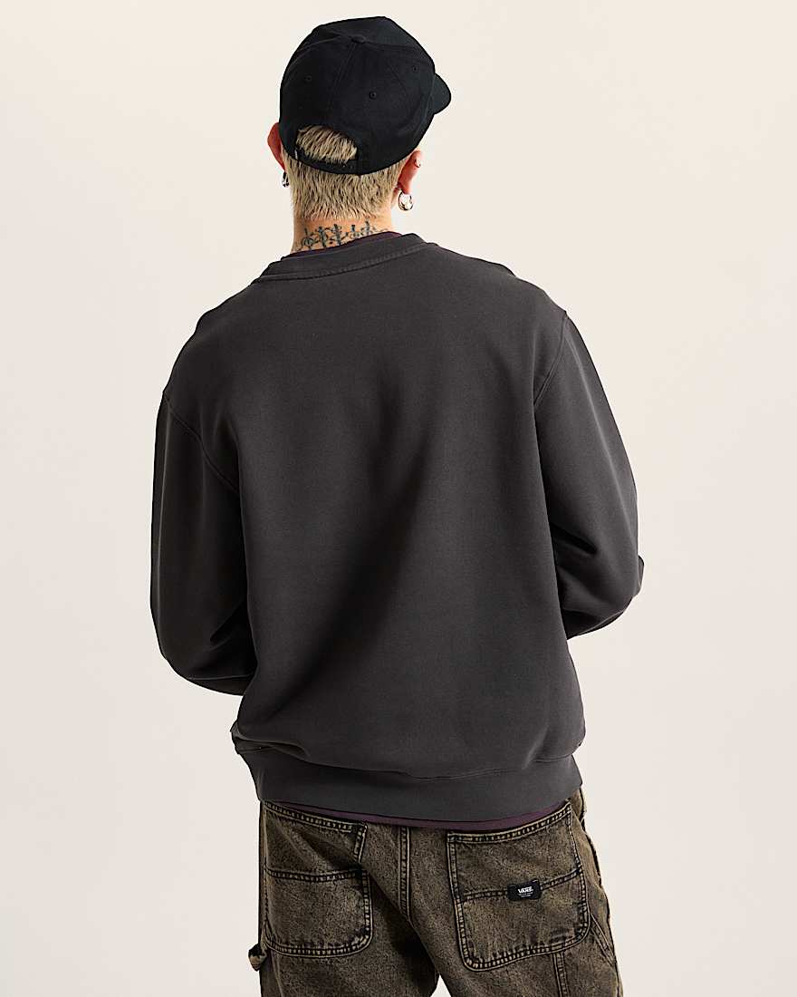 Star Checker Crew Sweatshirt VANS Schwarz ALT3