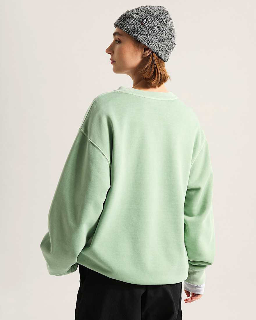 Star Checker Sweatshirt VANS Grn ALT8