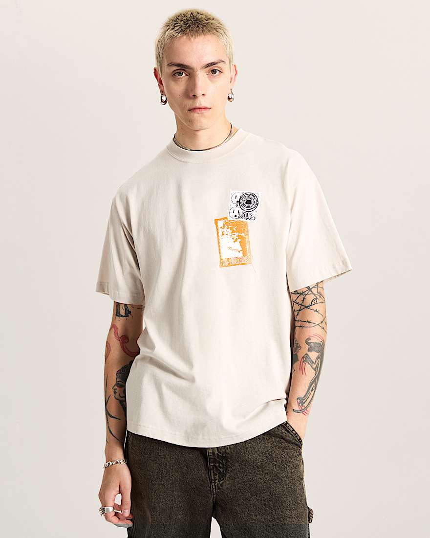 Punk Patch TShirt VANS Beige ALT2