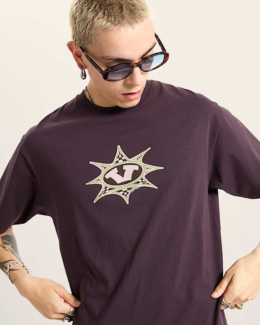 Star Checker TShirt VANS Blau ALT2