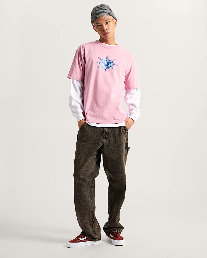 Star Checker TShirt VANS Rosa ALT4
