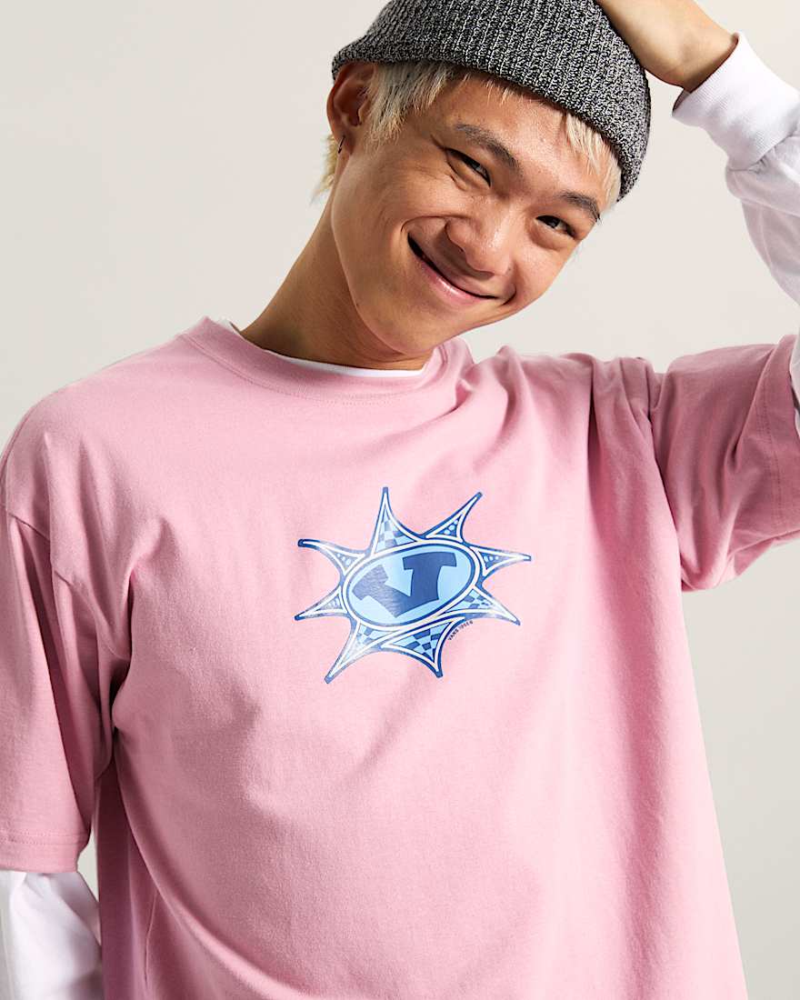 Star Checker TShirt VANS Rosa ALT5