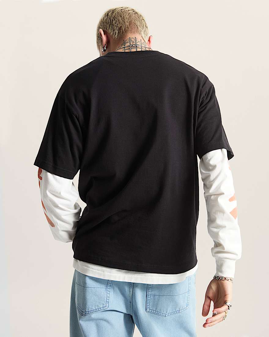 Happy Spike TShirt VANS Schwarz ALT3