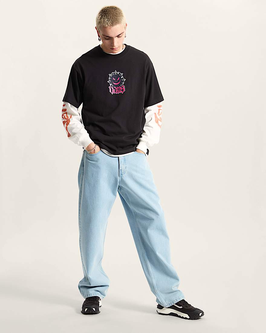 Happy Spike TShirt VANS Schwarz ALT5