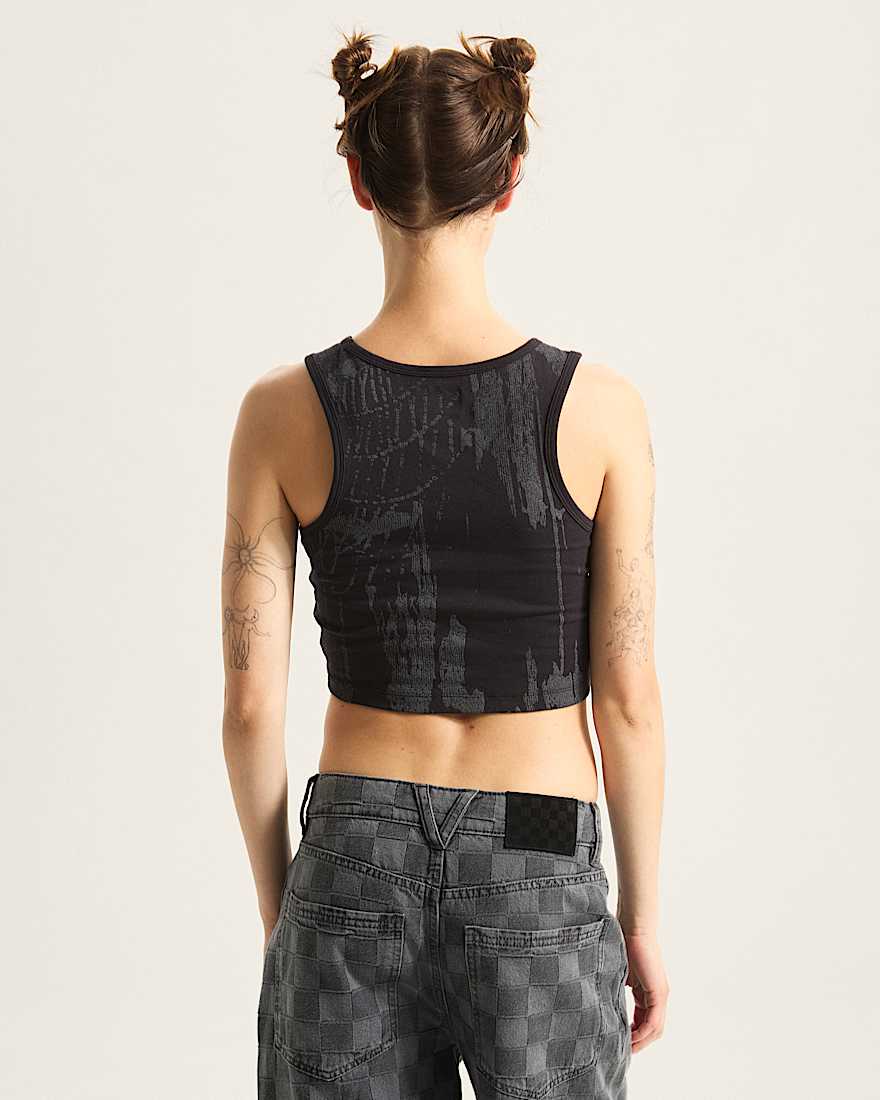 Monotonic tailliertes Tanktop VANS Schwarz ALT3