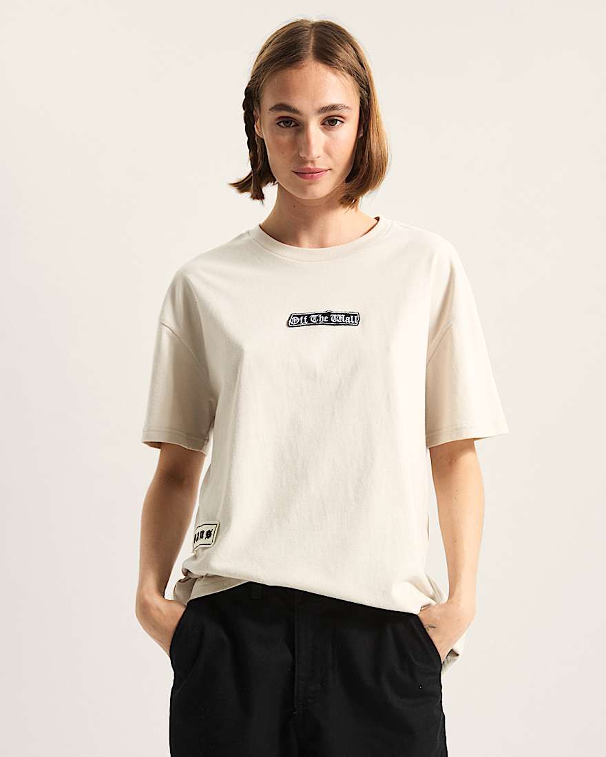 Unpatched TShirt VANS Beige ALT2