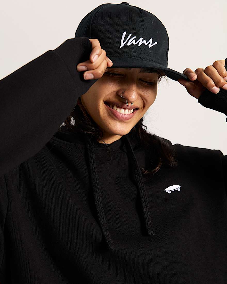 Classic Script Snapback Cap VANS Schwarz ALT3