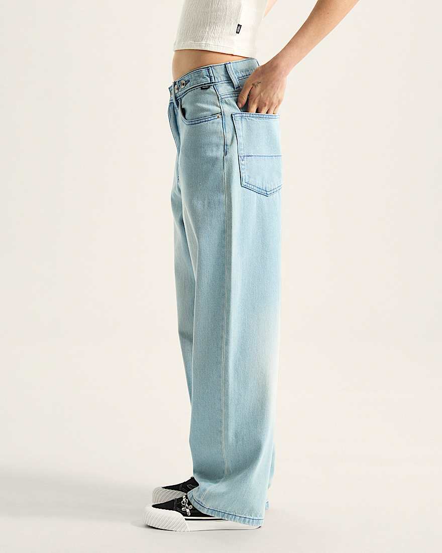 Check-5 Baggy Denim Trousers